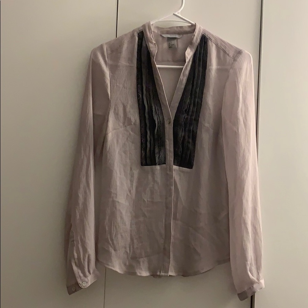 H&M Grey, Polyester Blouse/Shirt